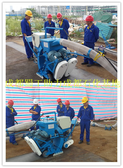 蜀工鼎力相助成都石化基地防腐项目